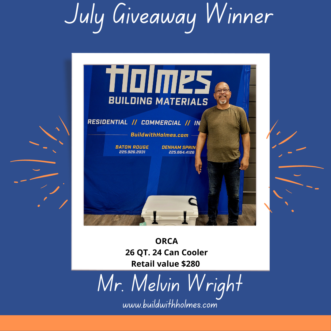 Holmes Ice Chest Giveaway Winner, Tammy Bourg