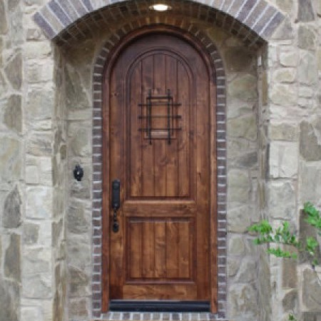 Doors Contemporary Hoelscher 2 Panel Arched