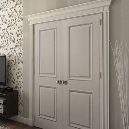 Doors Traditional Masonite 2 Panel Square Top