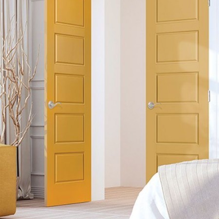 Doors Contemporary Masonite Riverside Orange