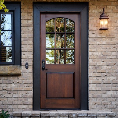Doors Contemporary Simpson 9 Pane Arched