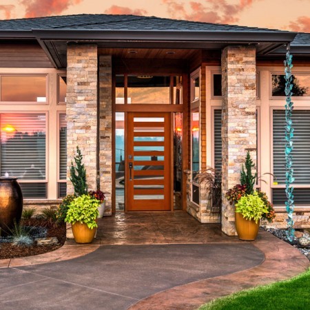 Doors Contemporary Simpson 9 Pane Rectangle