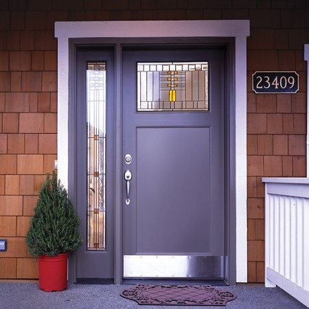 Doors Contemporary Simpson Single Decorative