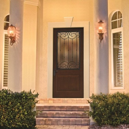 Doors Contemporary Thermatru Classic Rustic Glass