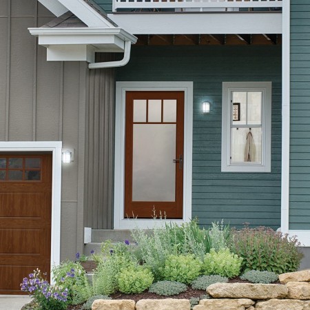 Doors Contemporary Thermatru Fiber Classic Oak